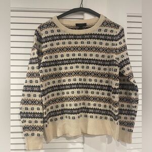 Vintage J.Crew Fairisle sweater; like new condition.